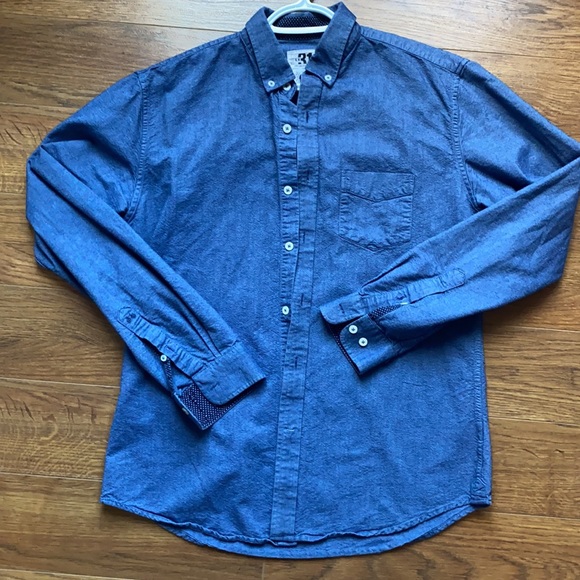 Le 31 Carey Price medium semi-fit long sleeve button down dress shirt Simons - Picture 9 of 13